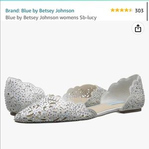 Blue by Betsey Johnson Sparkly Flats